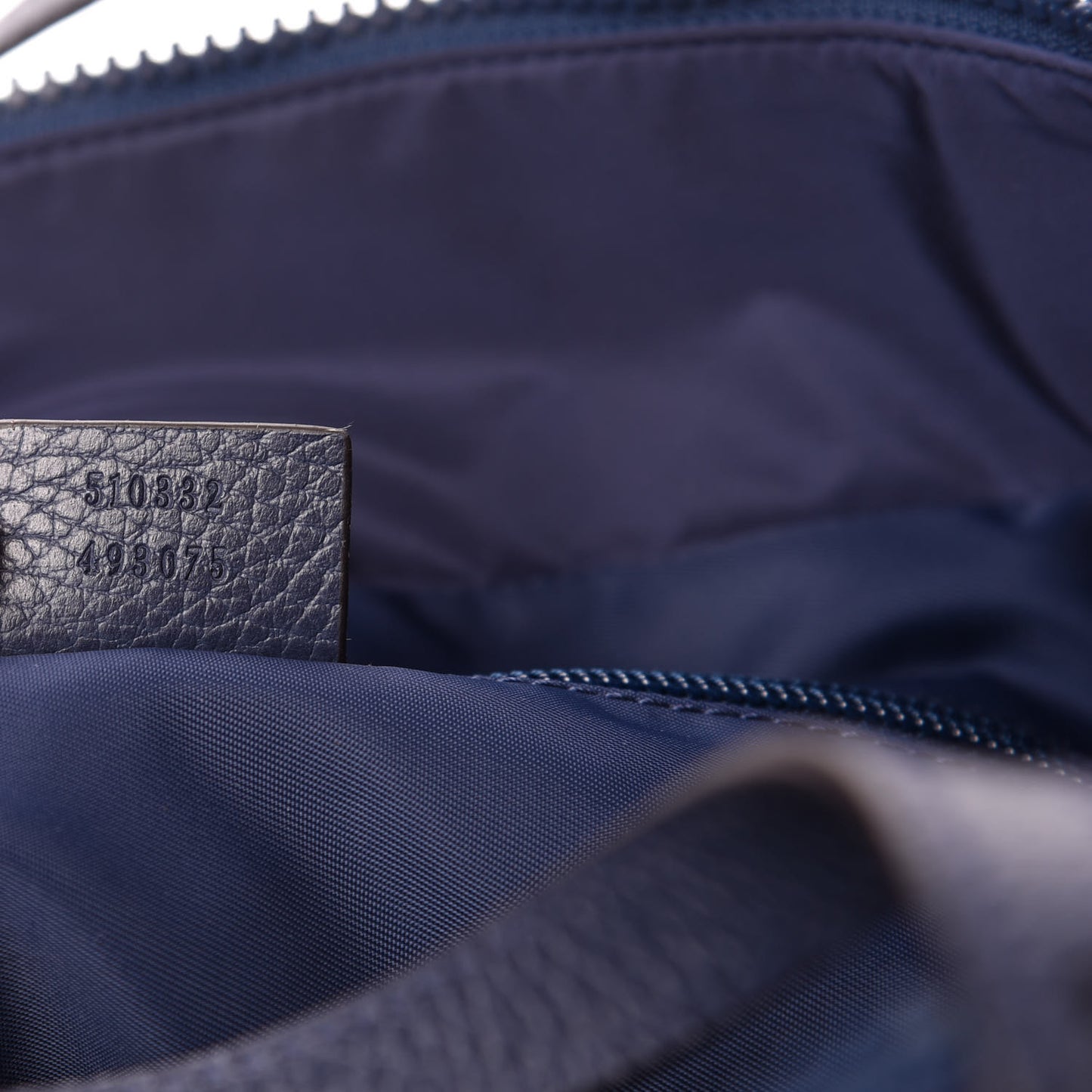Nylon Monogram Zippered Tote Tide