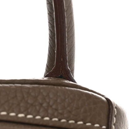 Hermes Taurillon Clemence Lindy 30 Etoupe 11 of 12