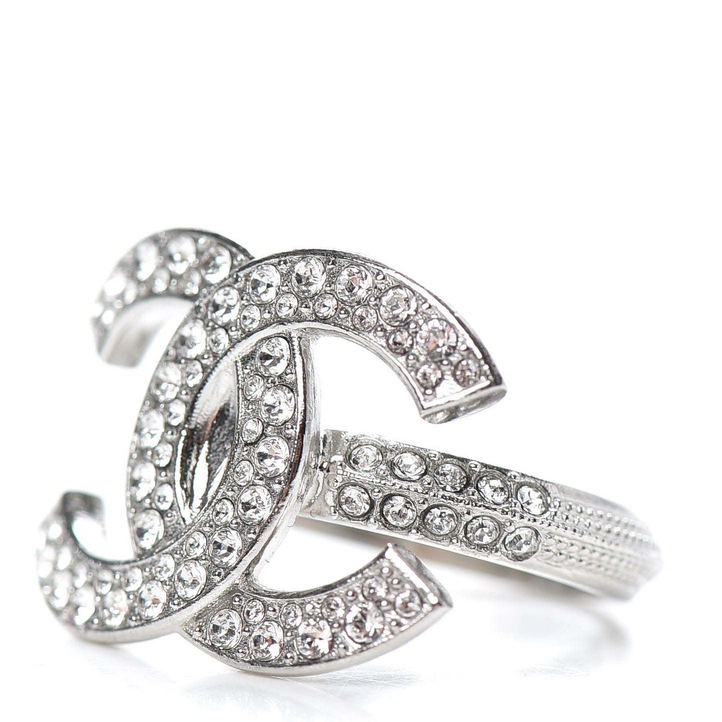 Crystal Palais Garnier CC Ring 52 6 Silver