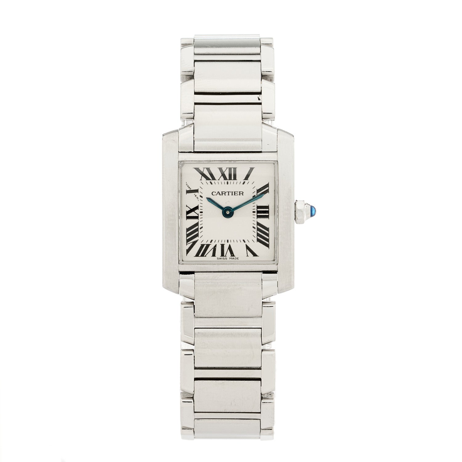 Cartier Stainless Steel 20mm Tank Francaise Quartz Watch 1 of 4
