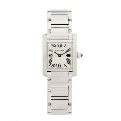 Cartier Stainless Steel 20mm Tank Francaise Quartz Watch 1 of 4
