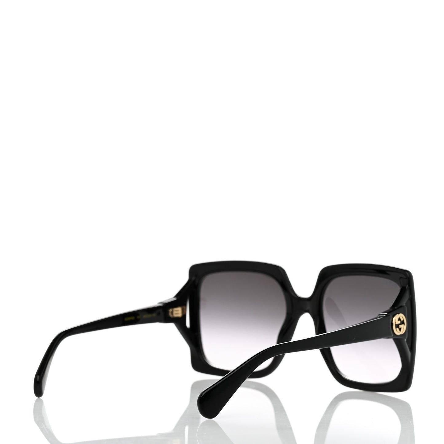 Acetate Square Frame Sunglasses GG0876S Black