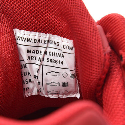 Balenciaga Rubber Mesh Pearlescent Mens Track.2 Open Sneakers 41 Red 7 of 8