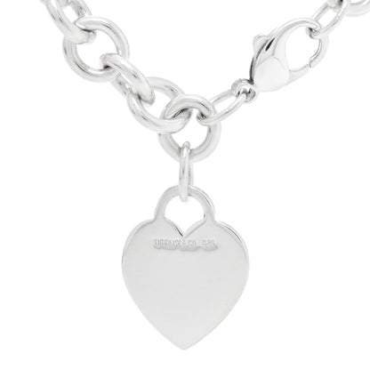 Tiffany Sterling Silver Heart Tag Charm Bracelet 3 of 3