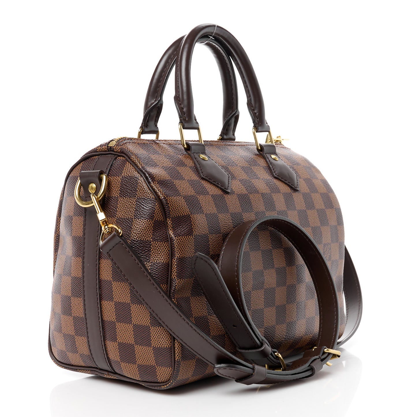 LOUIS VUITTON Damier Ebene Speedy Bandouliere 25
