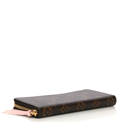 Louis Vuitton Monogram Clemence Wallet Rose Ballerine 7 of 9