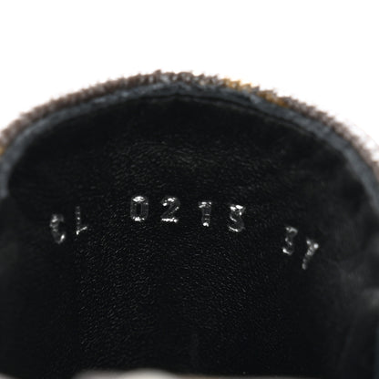 Louis Vuitton Calfskin Monogram Beaubourg Ankle Boots 37 Black 8 of 10