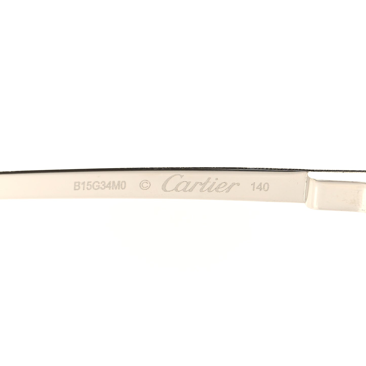 Metal Santos de Cartier Pilot Sunglasses CT0385S Silver Blue