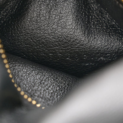 Saint Laurent Lambskin Calypso Compact Chain Wallet Black 7 of 10