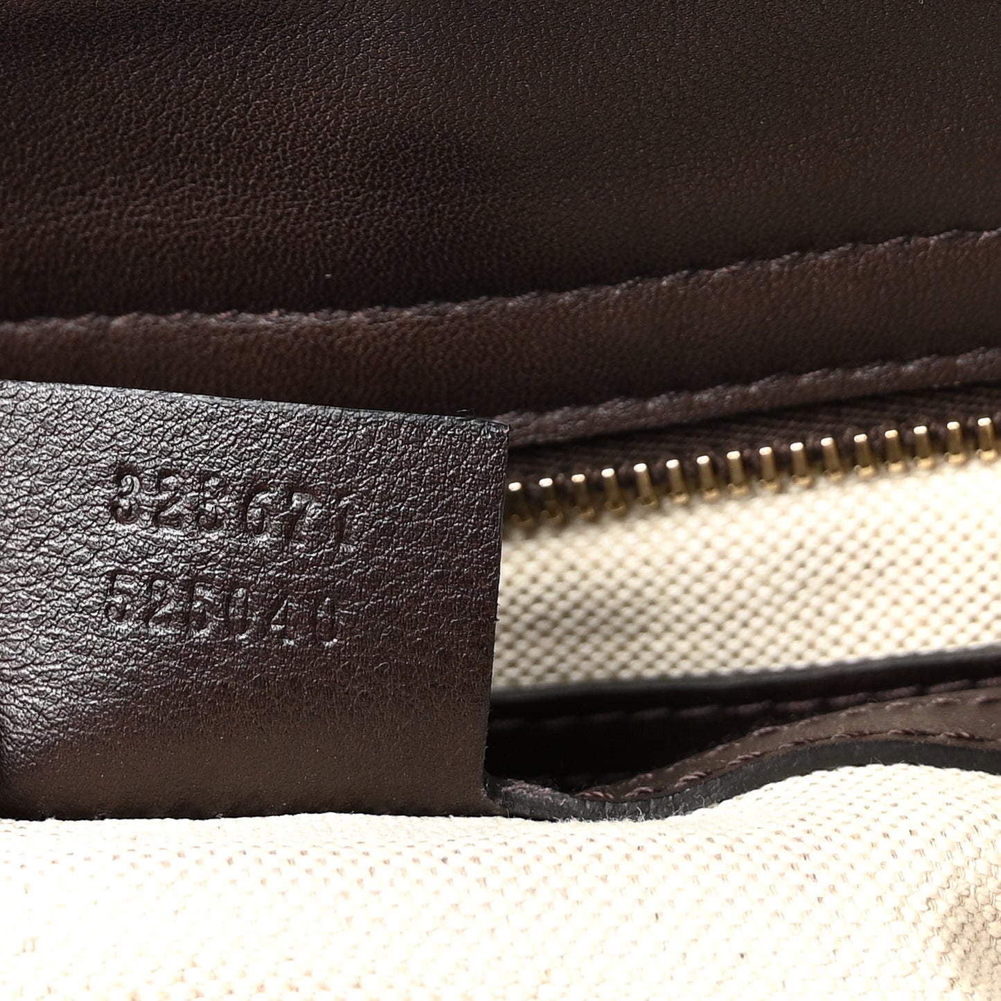 Guccissima Medium Bree Zippered Tote Chocolate