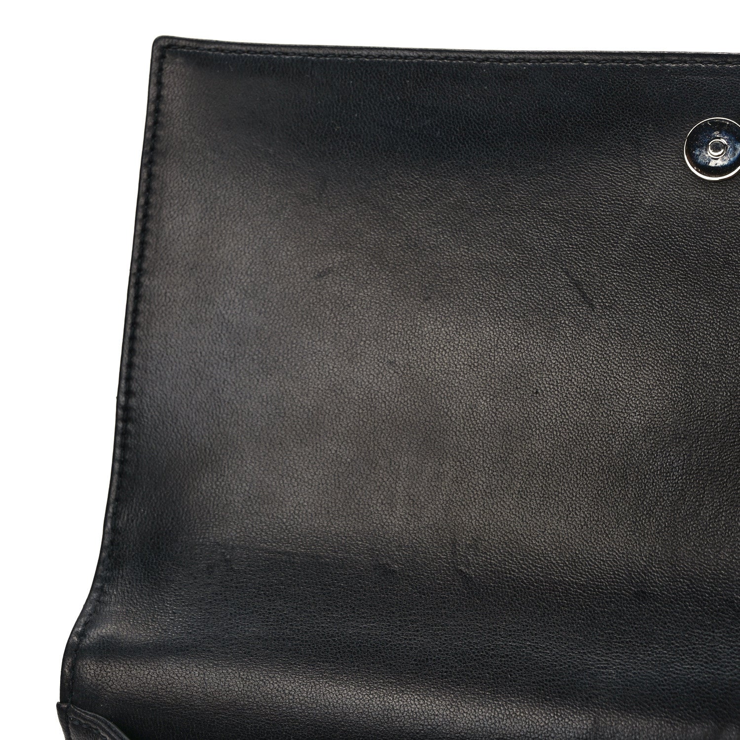 Saint Laurent Lambskin Quilted Kate Clutch Black 9 of 9