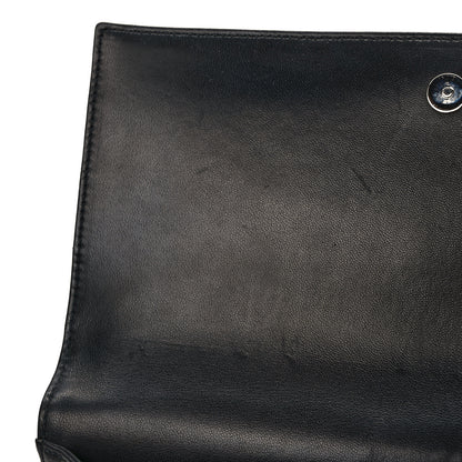 Saint Laurent Lambskin Quilted Kate Clutch Black 9 of 9