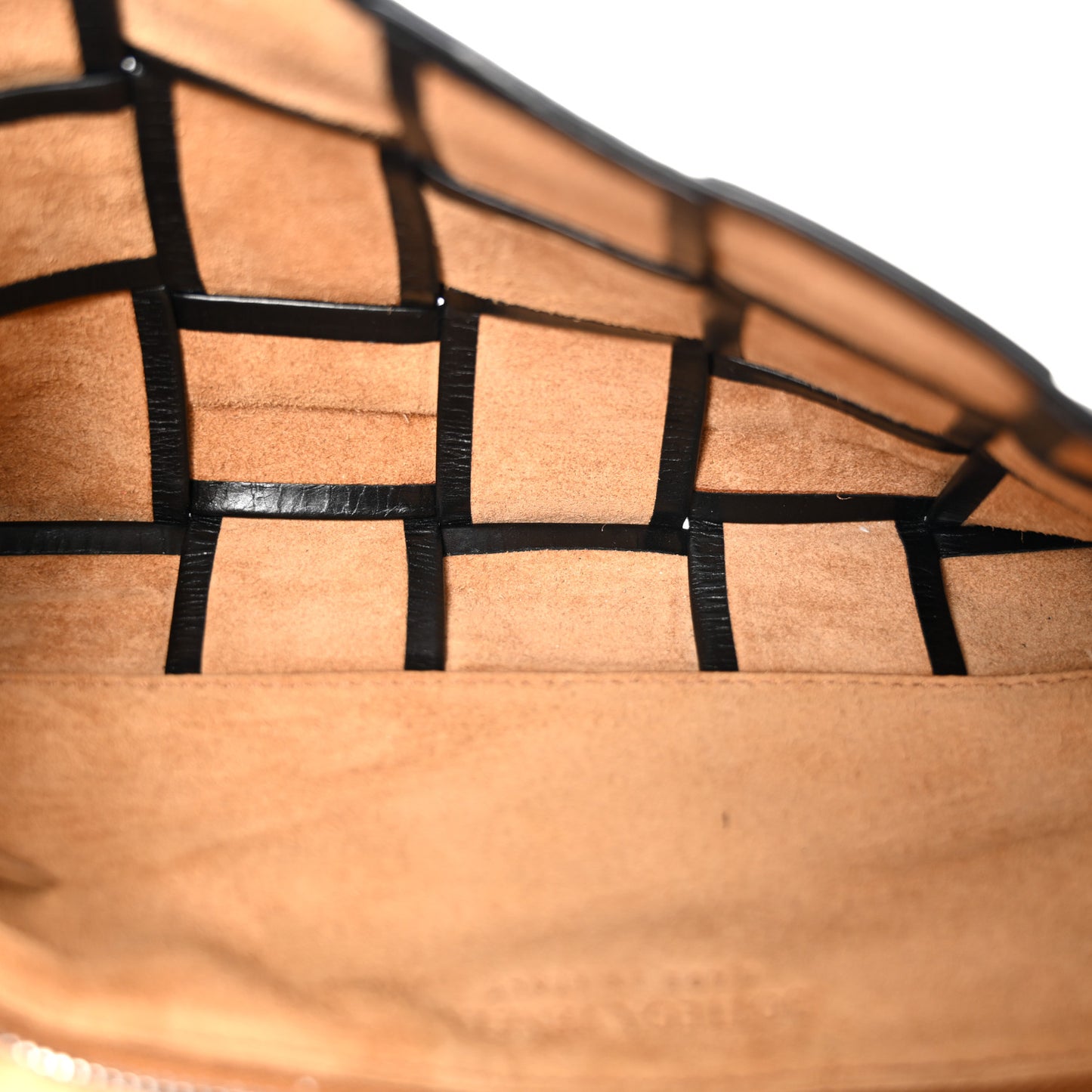 Paper Calfskin Intrecciato Stretch Cassette Black