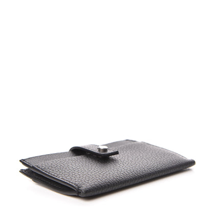 Saint Laurent Grained Calfskin Sac De Jour Souple Card Case Black 4 of 7