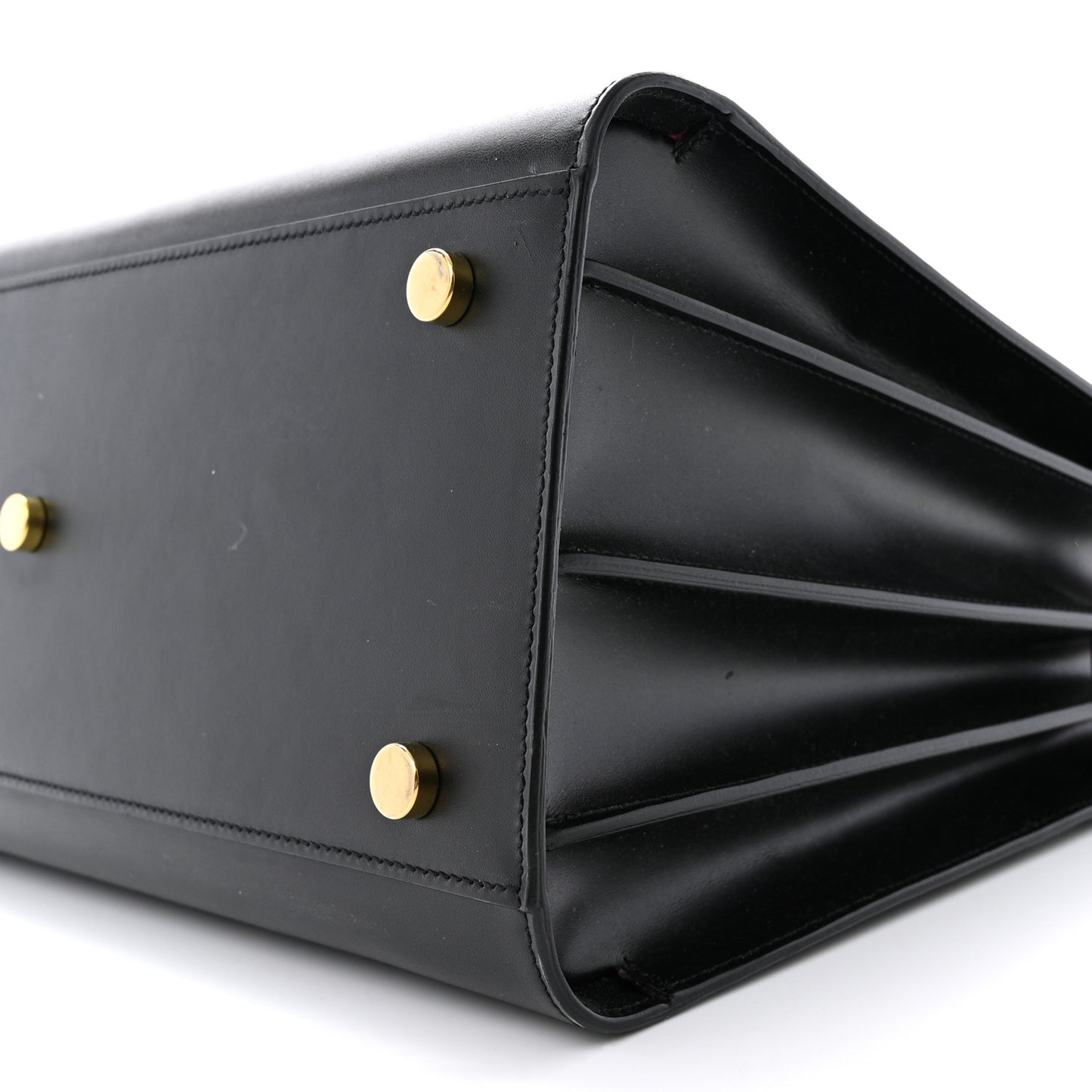 Calfskin Small Sac De Jour Black Fuchsia