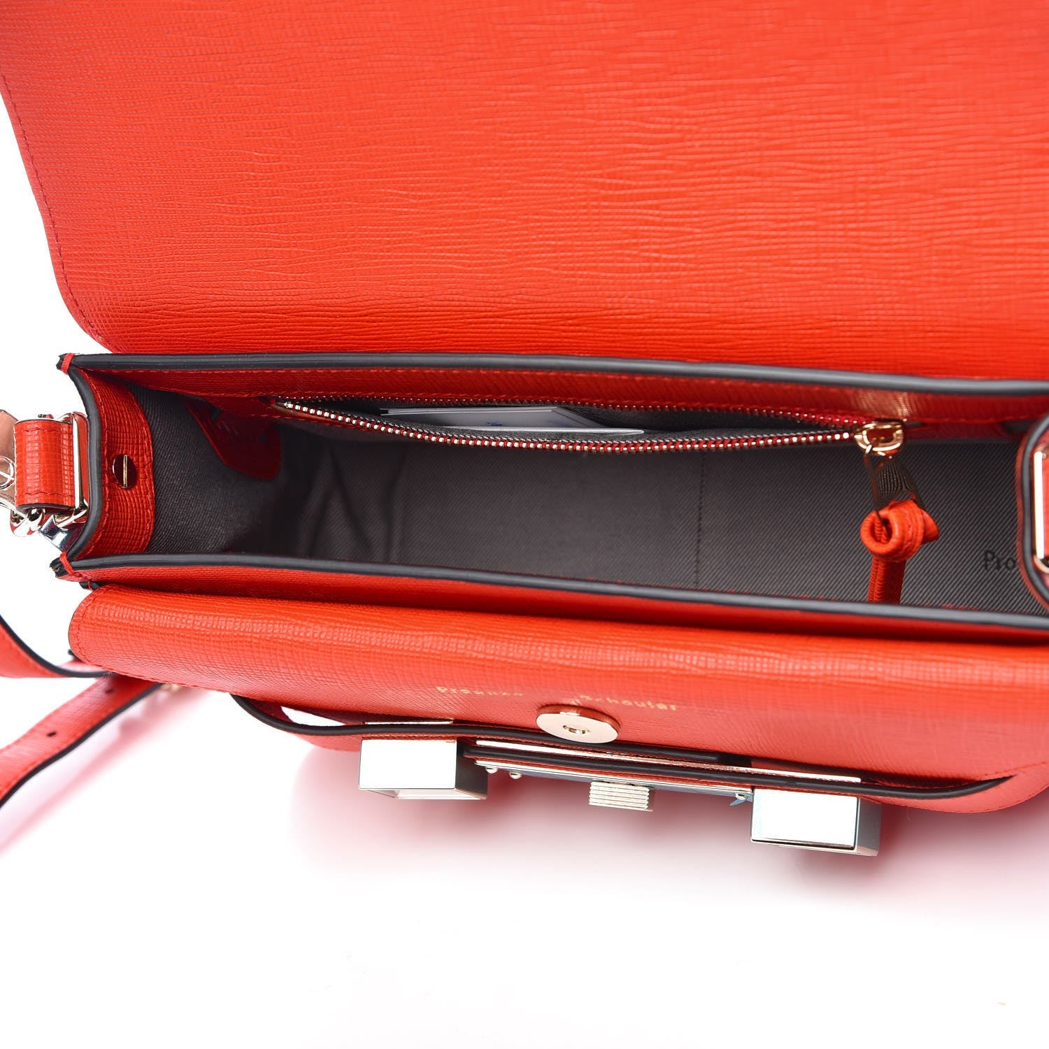Proenza Schouler New Linosa Mini PS11 Classic Shoulder Bag Orange 4 of 6