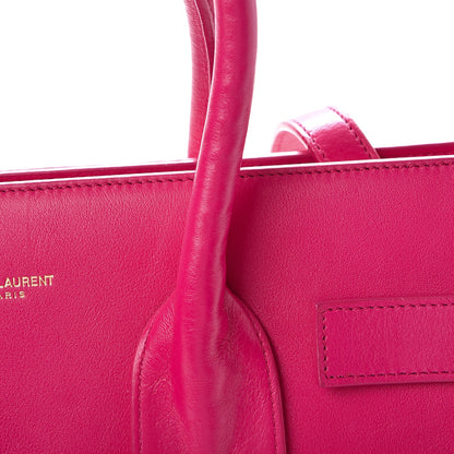 Saint Laurent Calfskin Small Sac De Jour Bubblegum 9 of 10