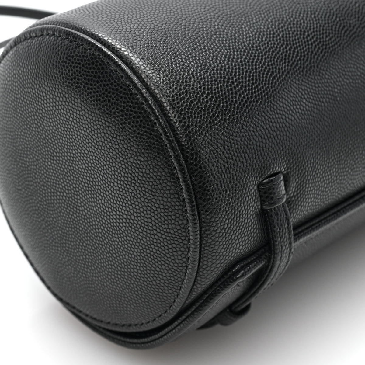 Chanel Shiny Caviar Preppy Coco Small Bowling Bag Black 9 of 10