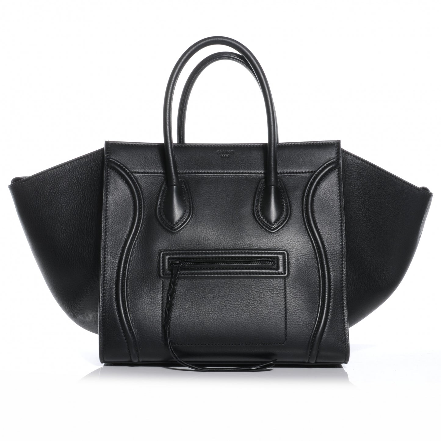 Calfskin Medium Phantom Luggage Black