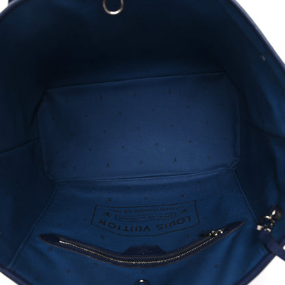 Louis Vuitton Monogram Escale Neverfull MM Blue 6 of 13