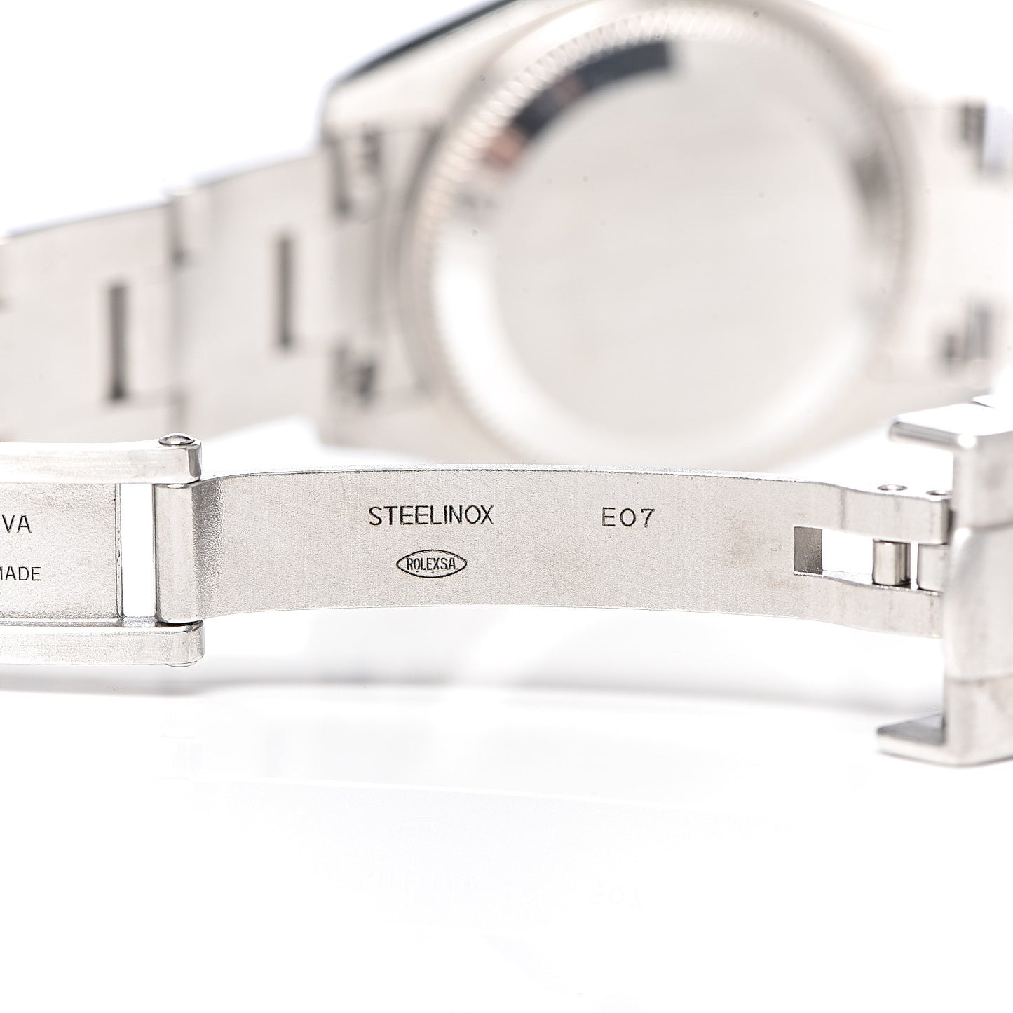 Stainless Steel 18K White Gold 26mm Oyster Perpetual Watch Silver Roman 176234