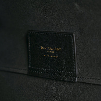 Saint Laurent Calfskin Large Shopping Tote Black 7 of 11