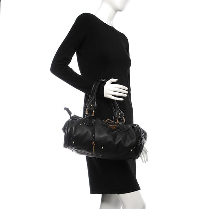 Chloe Calfskin Medium Paddington Satchel Black 2 of 14