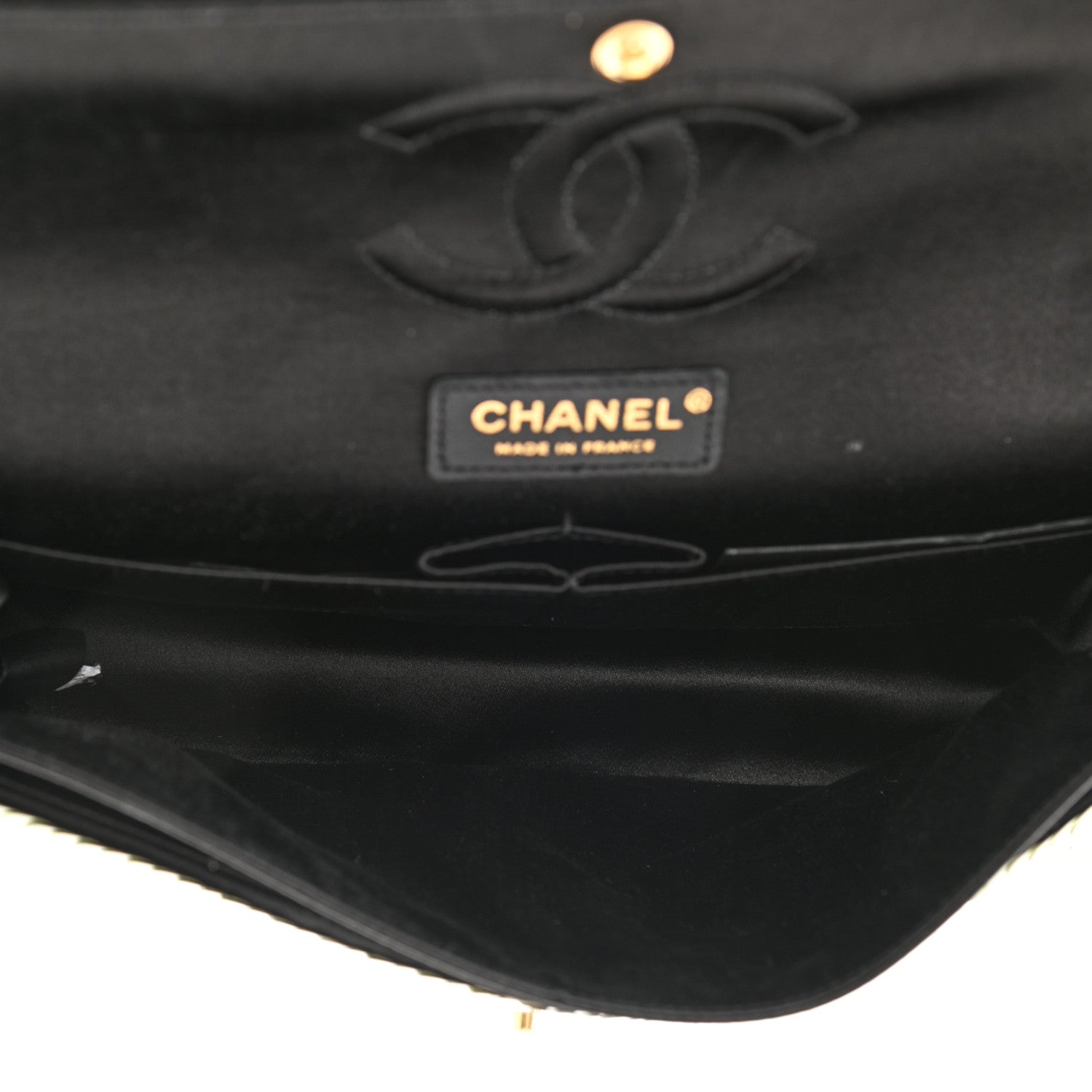 Chanel Satin Sequin Medium Paris Shanghai Double Flap Green 4 of 8