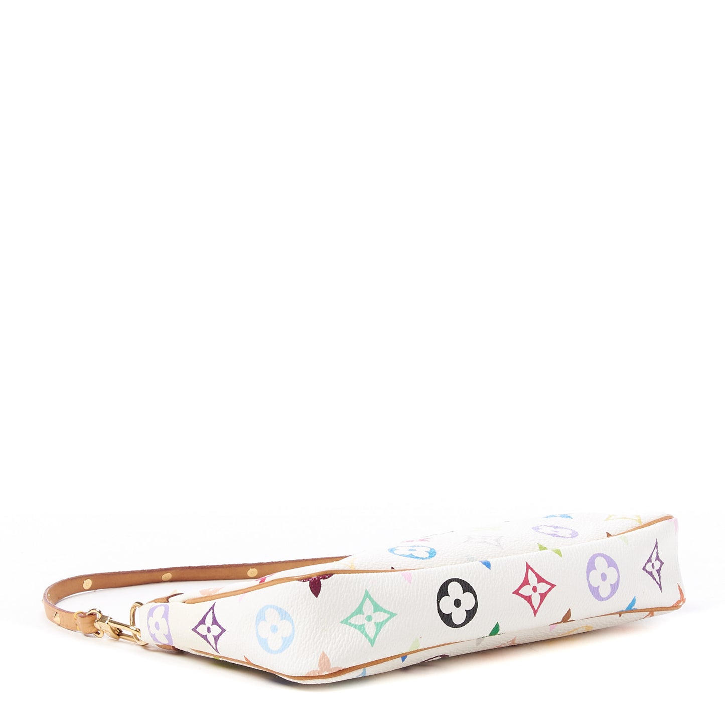 Monogram Multicolor Pochette Accessories White