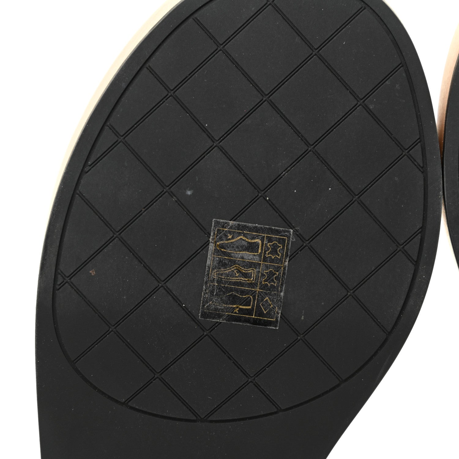 Chanel Lambskin Quilted CC Slip On Platform Sandals 38 Black 8 of 10
