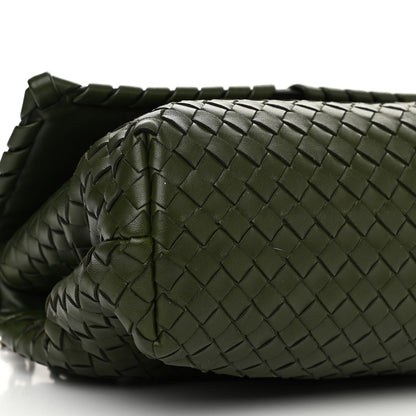 Bottega Veneta Nappa Intrecciato Baby Olimpia Shoulder Bag Moss 10 of 13