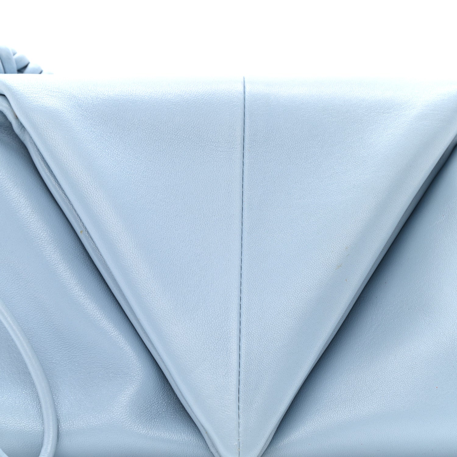 Bottega Veneta Lambskin BV Trine Clutch Ice 8 of 10