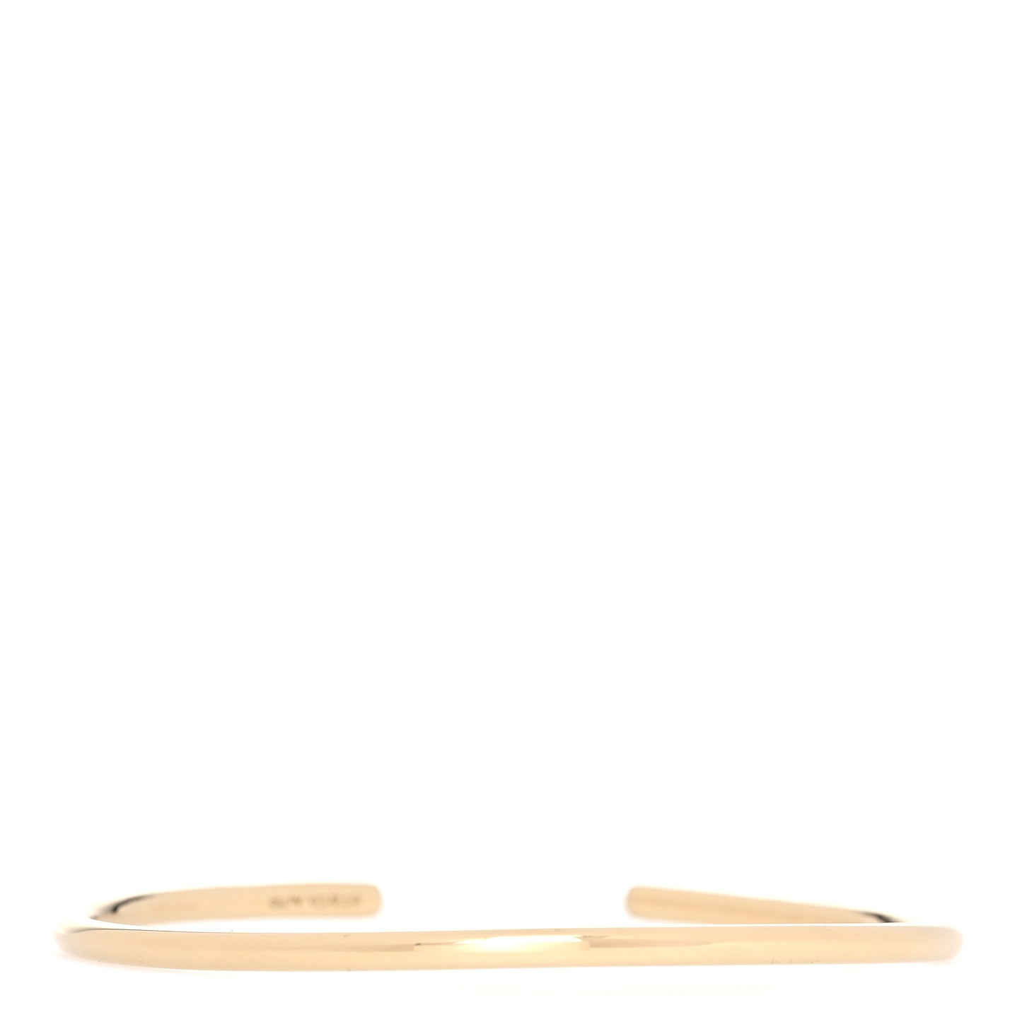18K Yellow Gold Diamond Metro Wire Bracelet