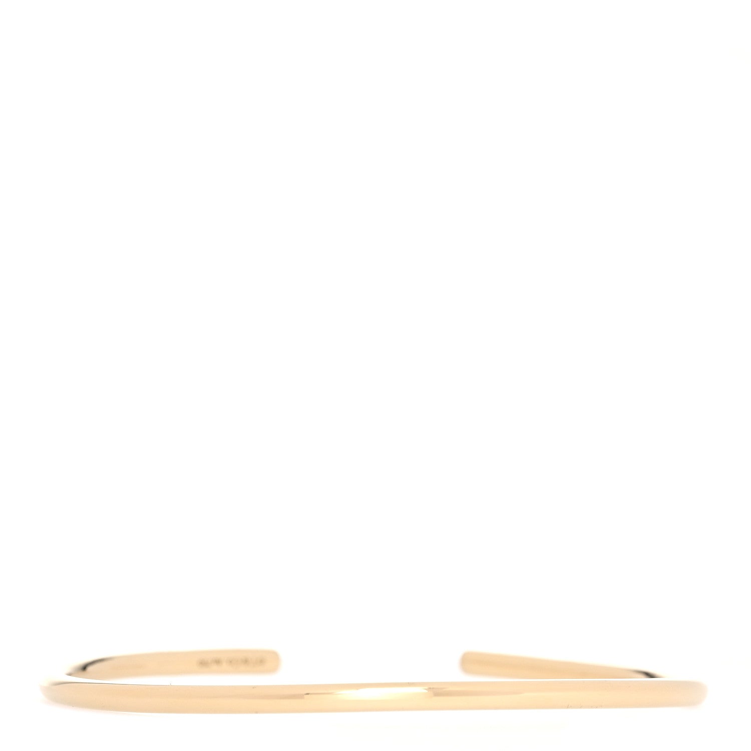 Tiffany 18K Yellow Gold Diamond Metro Wire Bracelet 3 of 4