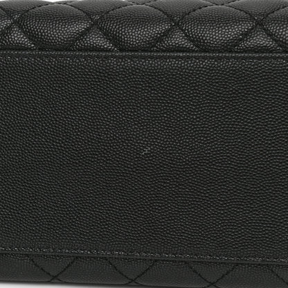 Chanel Caviar Quilted Medium Coco Handle Flap Black 11 of 11