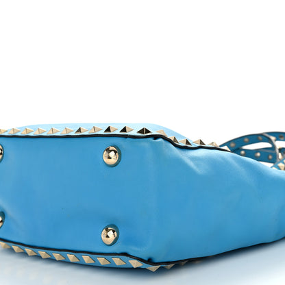 Valentino Garavani Vitello Mini Rockstud Tote Parrot 9 of 15