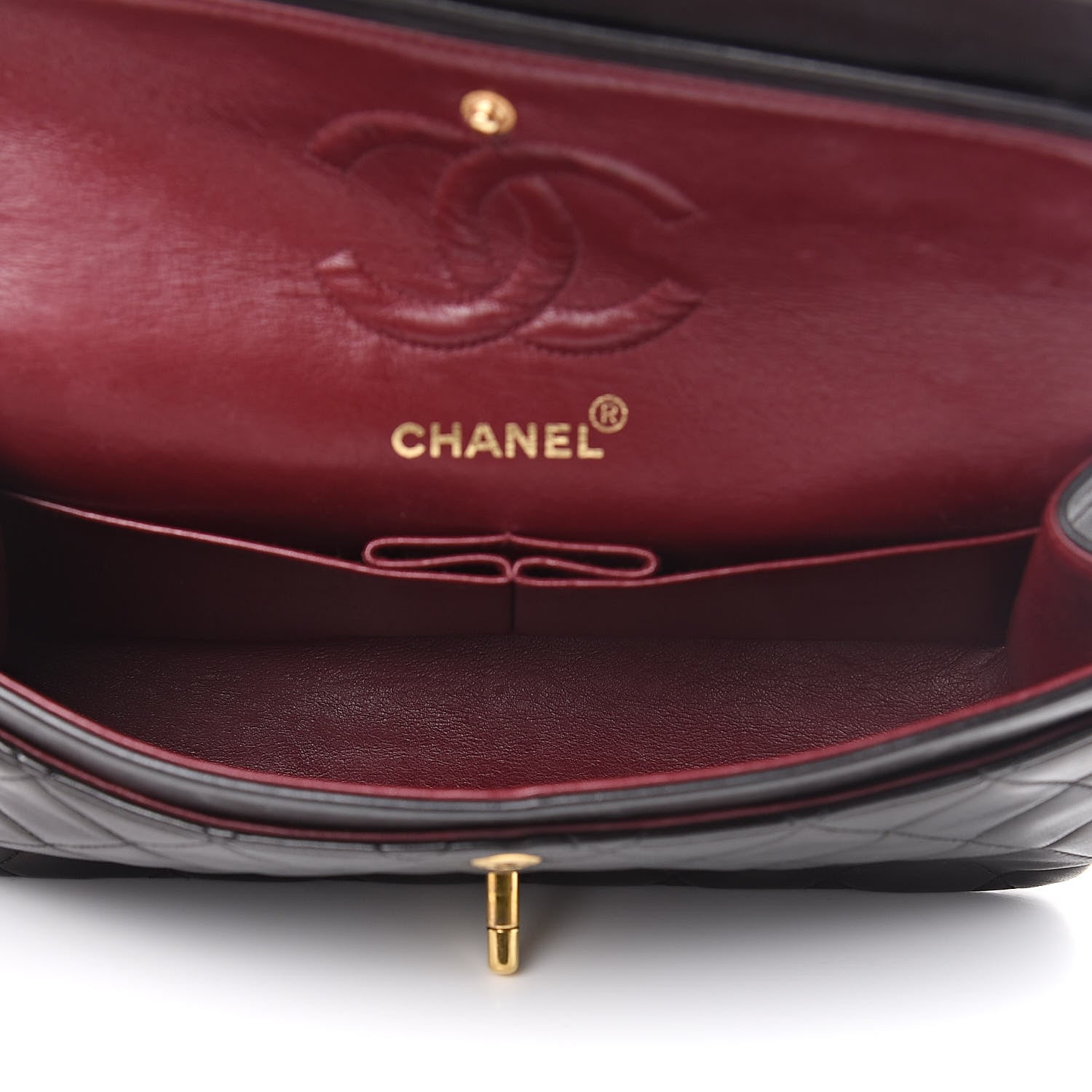 Chanel Lambskin Quilted Small Double Flap Black 5 of 17