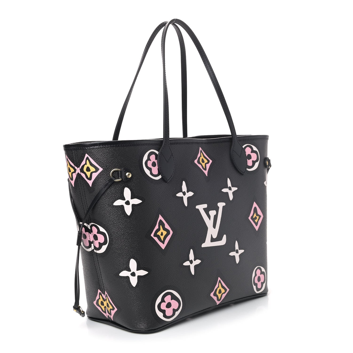 Louis Vuitton Monogram Giant Wild At Heart Neverfull MM Black 2 of 4