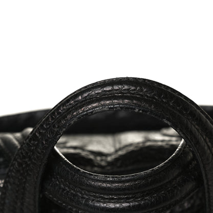 Givenchy Glazed Pebbled Calfskin Large Nightingale Black 10 of 11