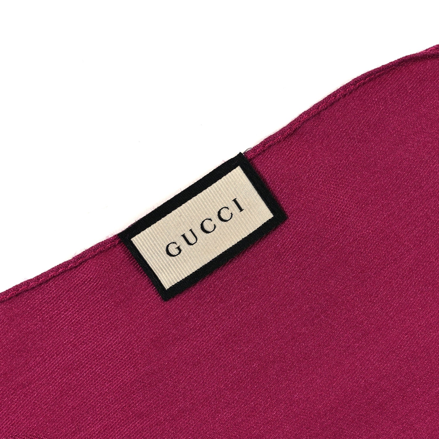 Gucci Wool Silk GG Monogram GGNat Scarf Fuchsia 3 of 6