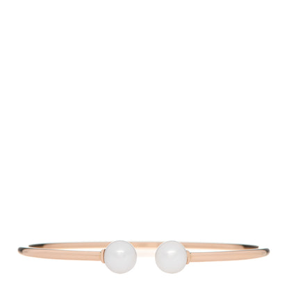 Tiffany 18K Rose Gold Pearl 8mm HardWear Ball Wire Bracelet 1 of 4