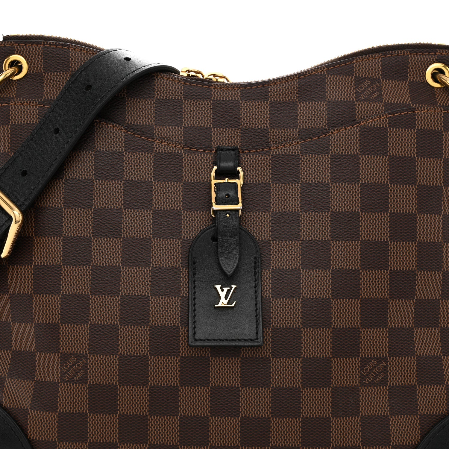 Louis Vuitton Damier Ebene Odeon PM Black 7 of 10