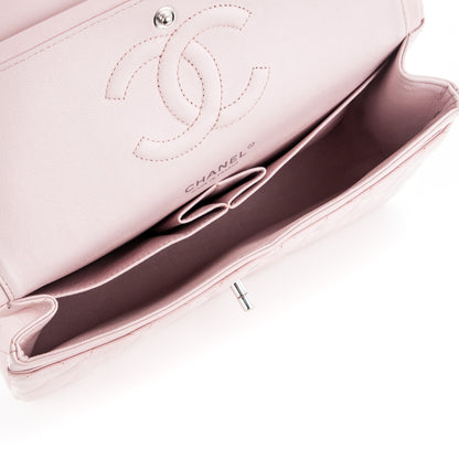 Chanel Lambskin Quilted Medium Double Flap Light Pink 5 of 12