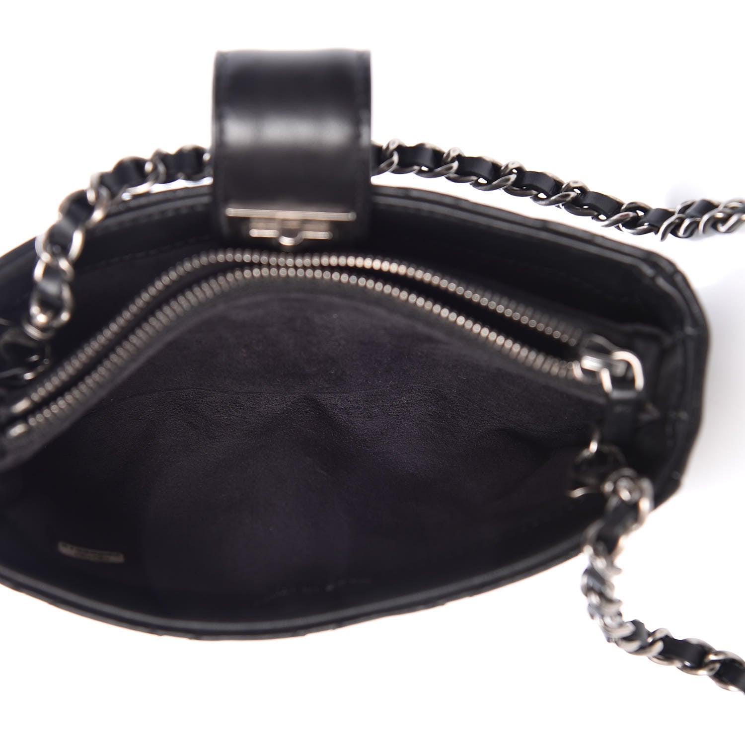 Chanel Aged Calfskin Lucky Charms 2.55 Reissue Mini Clutch With Chain Black 5 of 11