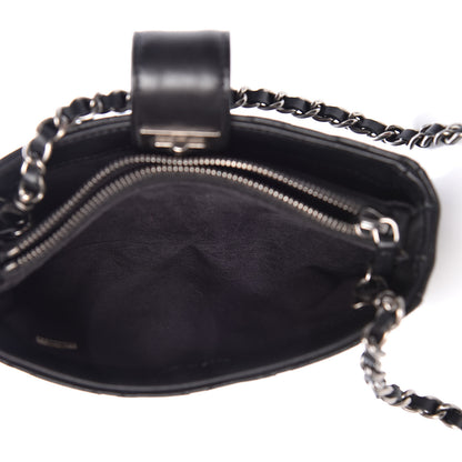 Chanel Aged Calfskin Lucky Charms 2.55 Reissue Mini Clutch With Chain Black 5 of 11