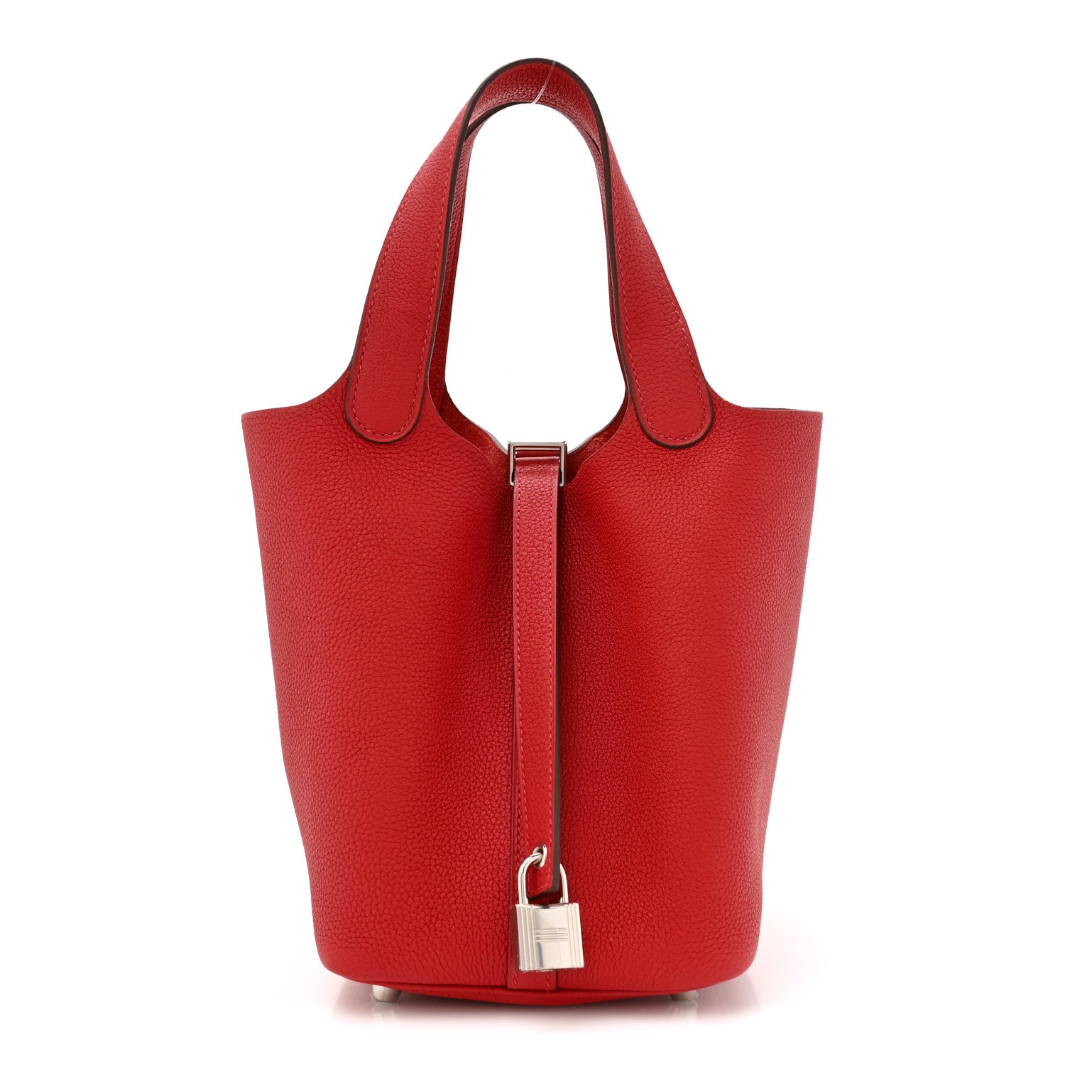 Hermes Taurillon Maurice Picotin Lock 18 PM Rouge Piment 1 of 11