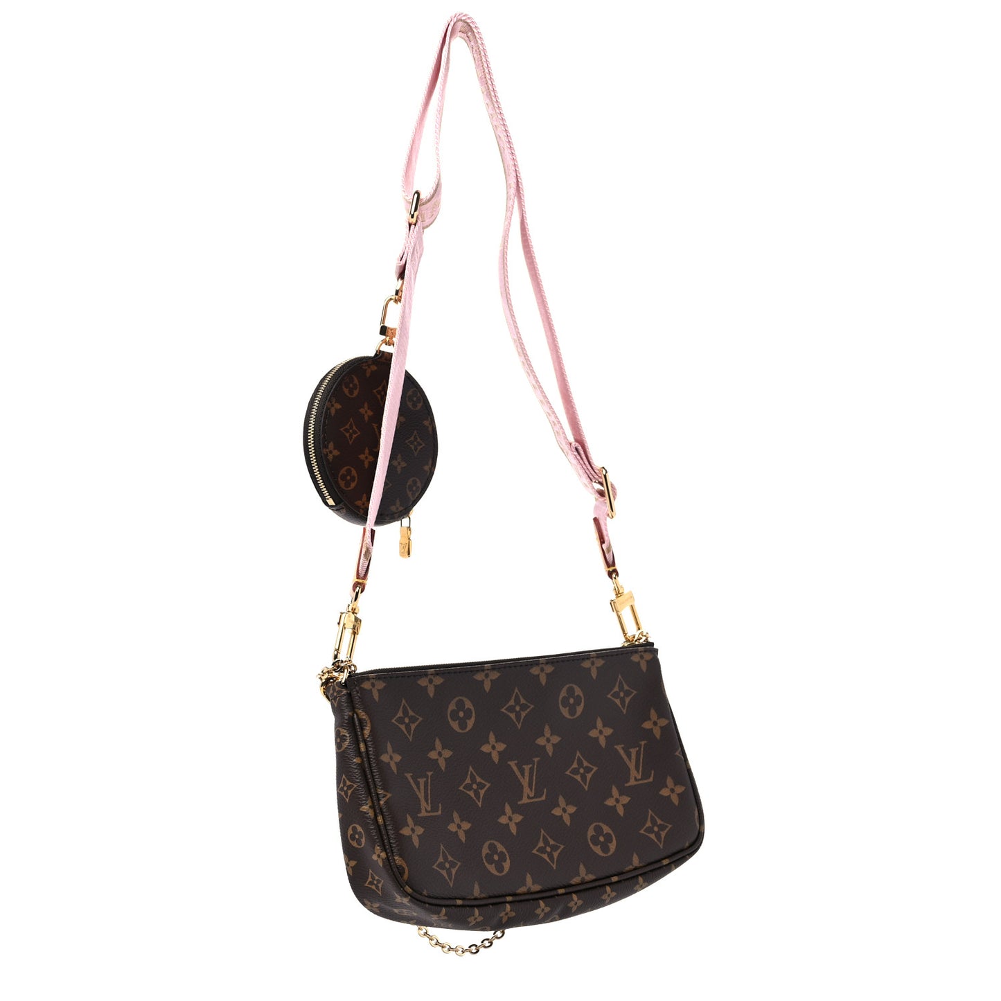 Monogram Multi Pochette Accessories Rose Clair