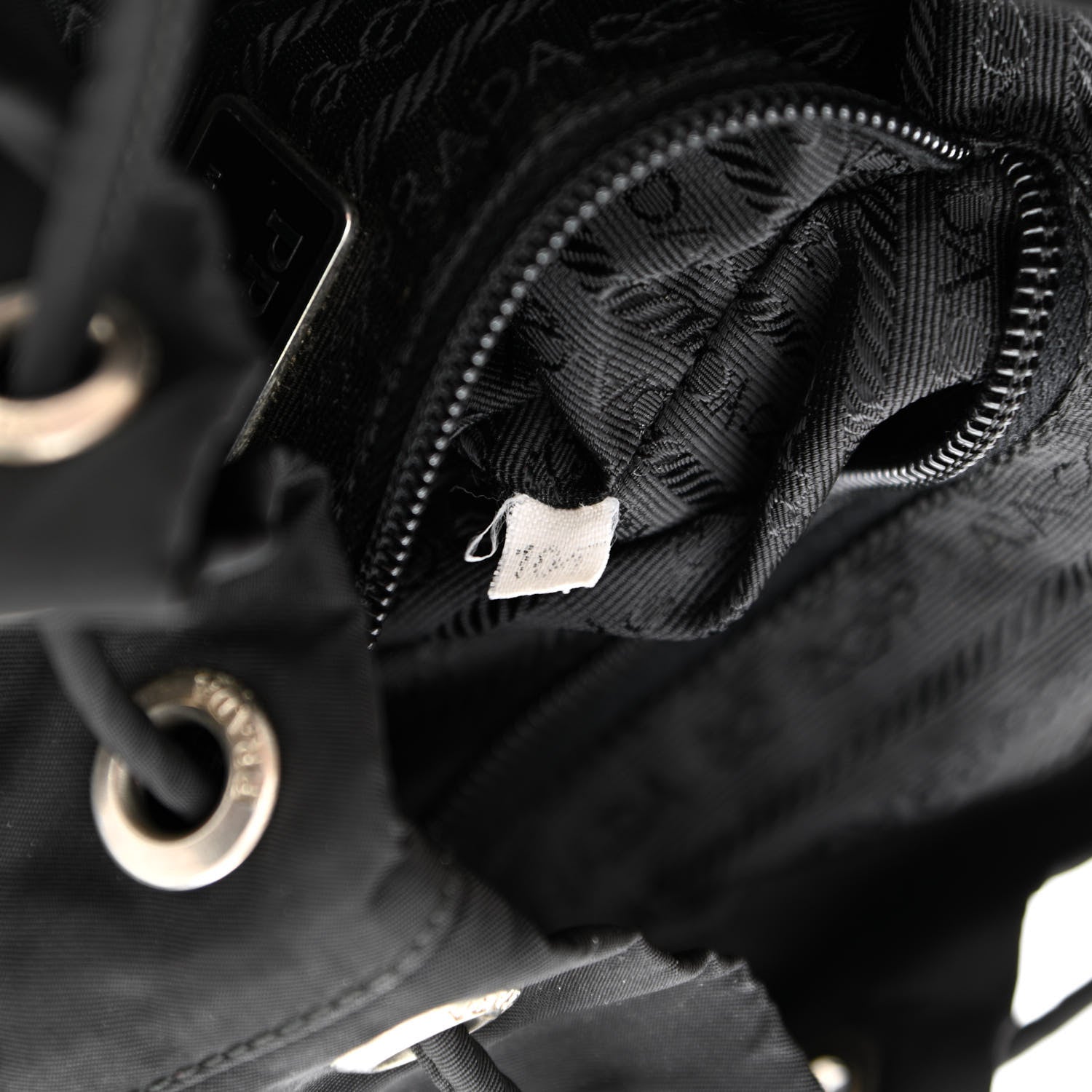 Prada Tessuto Nylon Vela Small Backpack Black 7 of 11