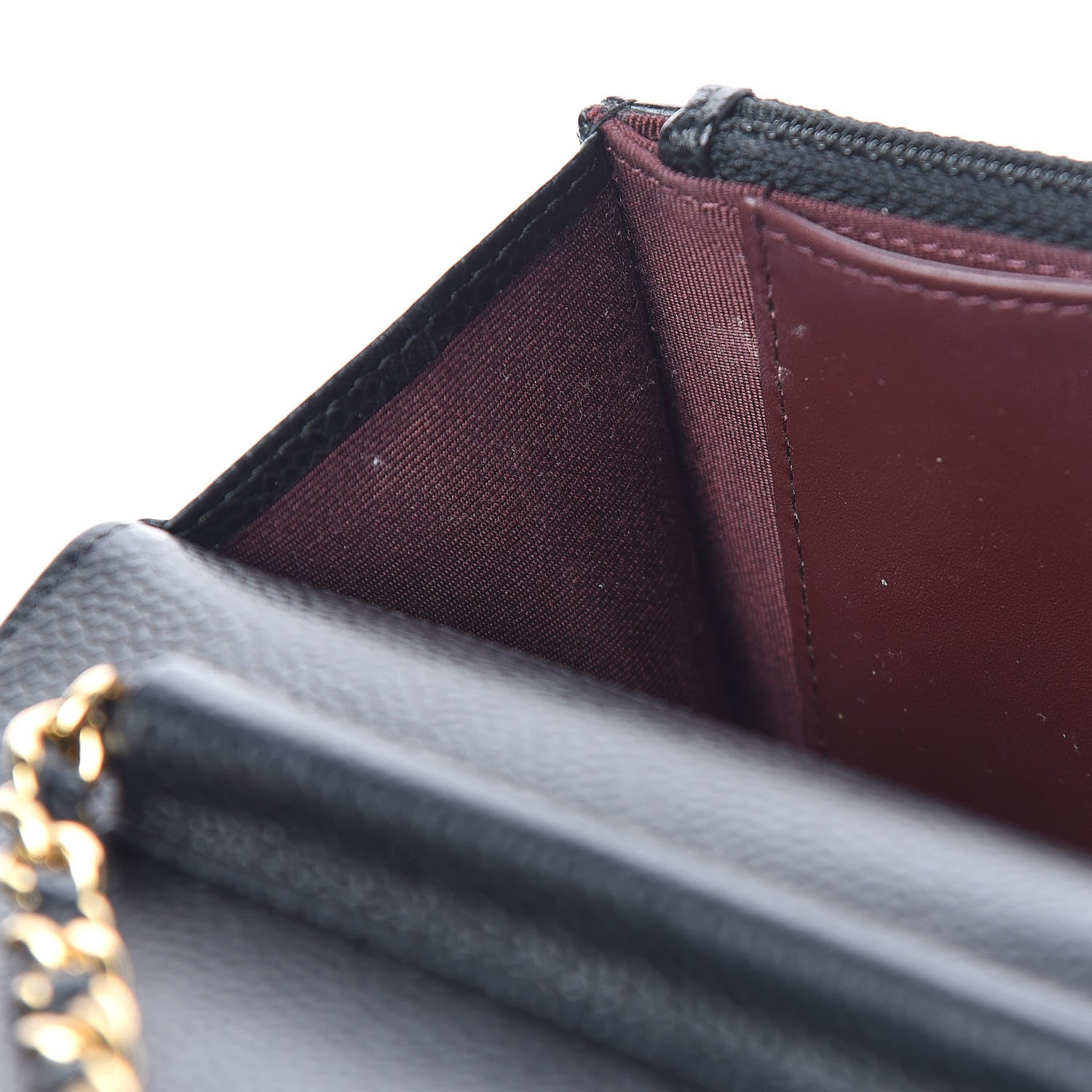 Chanel Caviar Quilted Wallet On Chain WOC Black 12 of 15