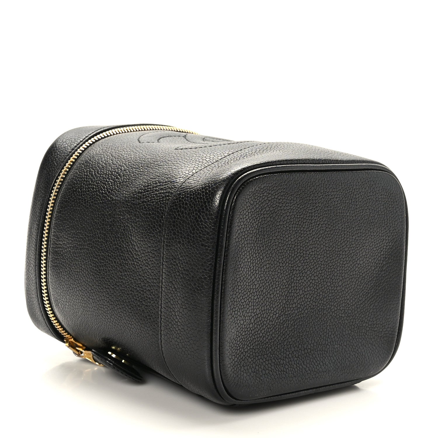 Chanel Caviar Cosmetic Vanity Bag Black 4 of 12